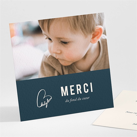 Remerciement naissance baby love