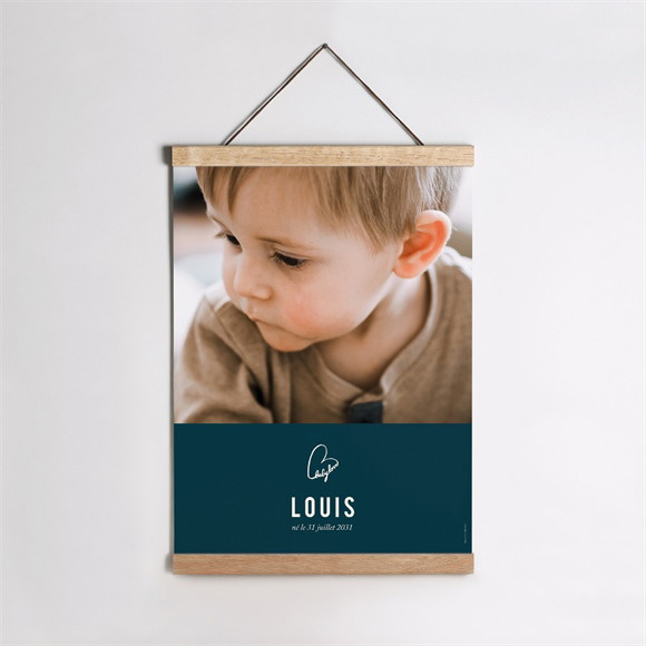 Affiche naissance Baby Love réf.N26052