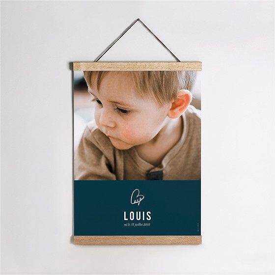 Affiche naissance baby love