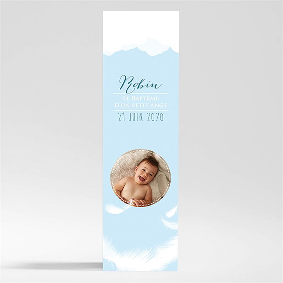 Signet baptême duvet tout en rondeur magnet