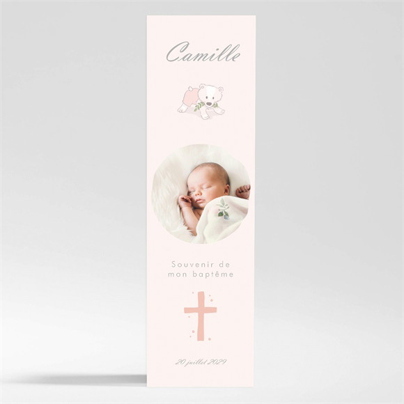 Signet baptême Mon petit Marque Page Magnet réf.N200426