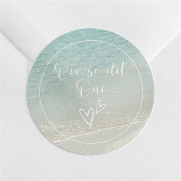 Sticker mariage Paradis sur Plage réf.N360752