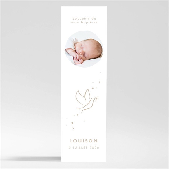 Signet baptême Envolée minimaliste Magnet réf.N200423