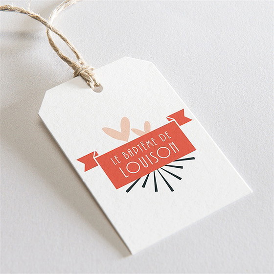 Etiquette baptême petit photomaton