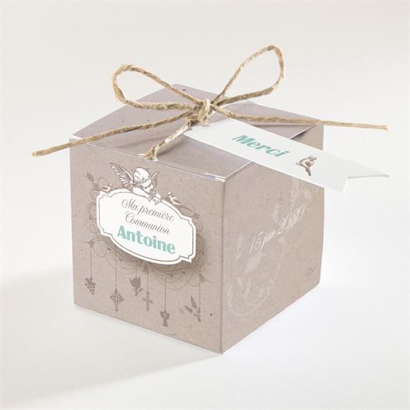 Boîte de dragées communion Pendentifs réf.N340438