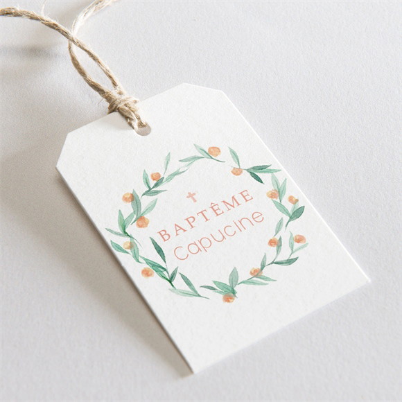 Etiquette baptême Jolie poésie réf.N291207