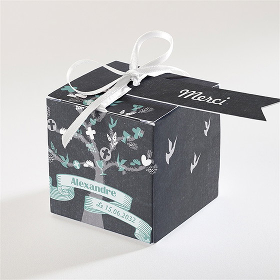 Boîte de dragées communion sacrement élégant