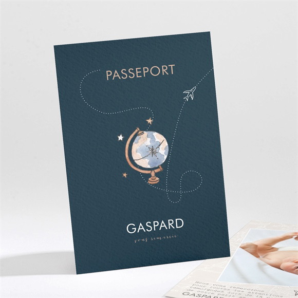 Remerciement naissance Mon premier Passeport réf.N211456