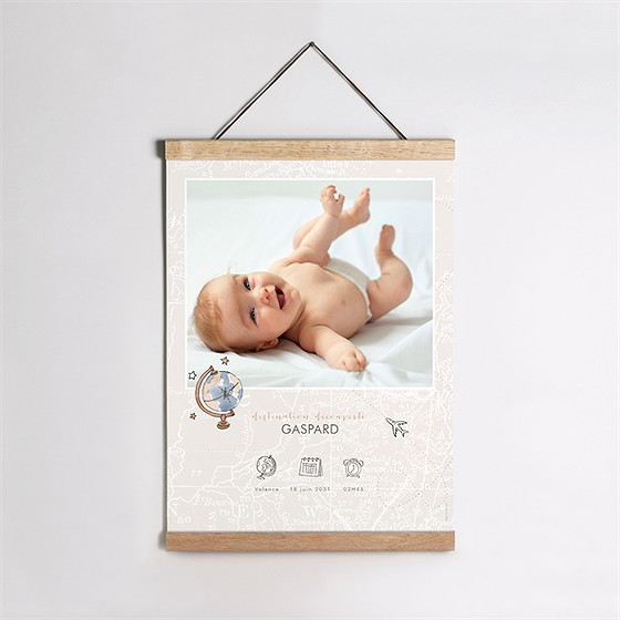 Affiche naissance mon premier passeport