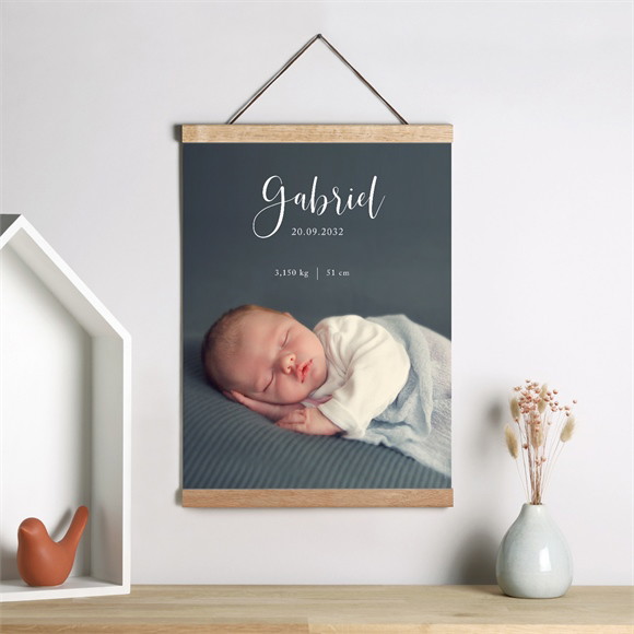 Affiche naissance Notre Bijou réf.N26060