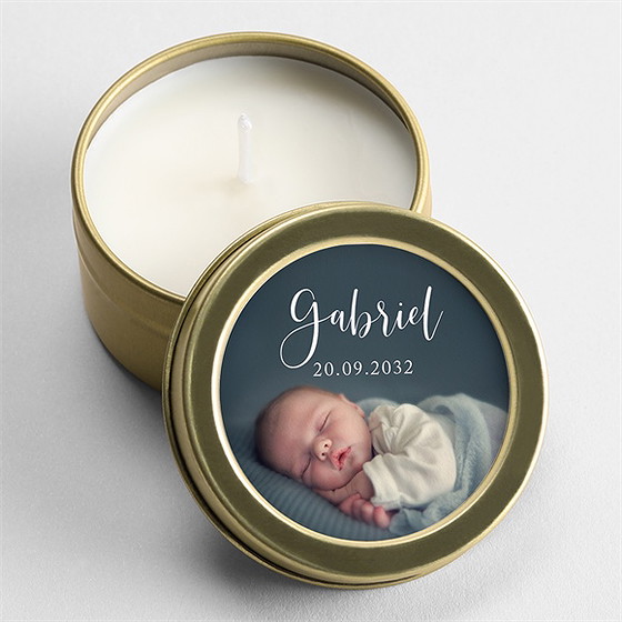 Bougie naissance notre bijou