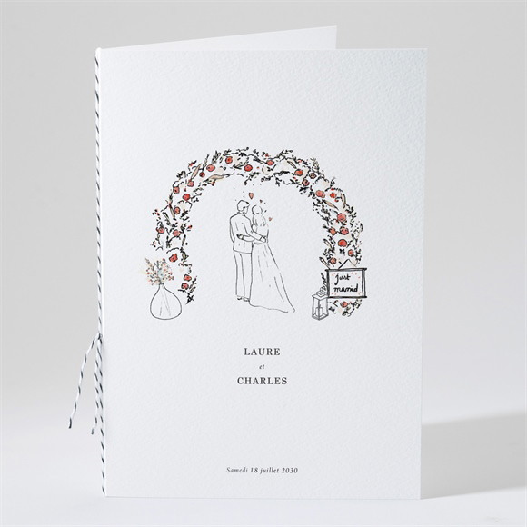 Livret de messe mariage Belle Intimité réf.N491277