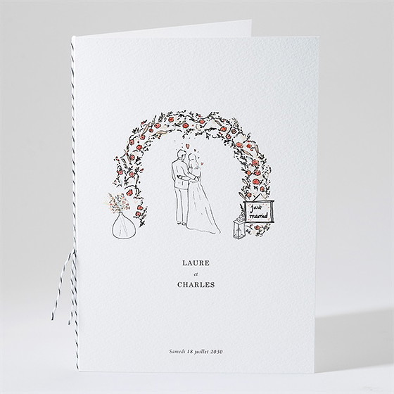 Livret de messe mariage belle intimité