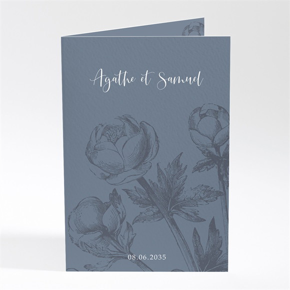 Menu mariage Dorure sur gravure réf.N401856