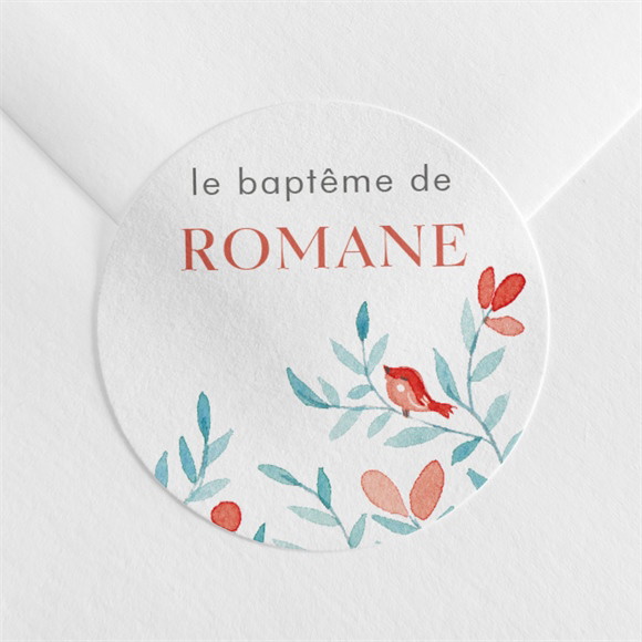 Sticker baptême Féerie réf.N360846