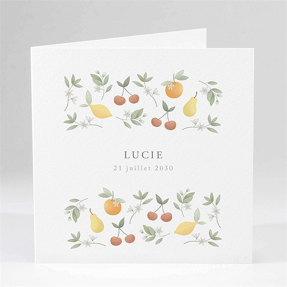 Faire-part naissance poésie d'eté