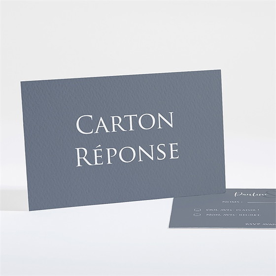 Carton réponse mariage reliefs