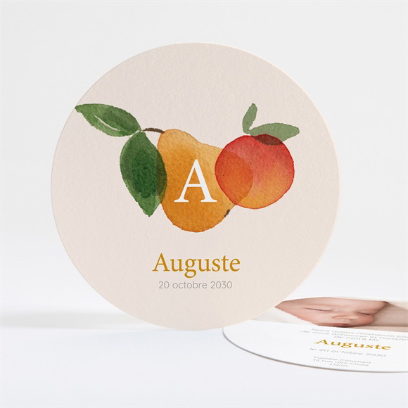 Faire-part naissance Cocktail fruité réf.N321173