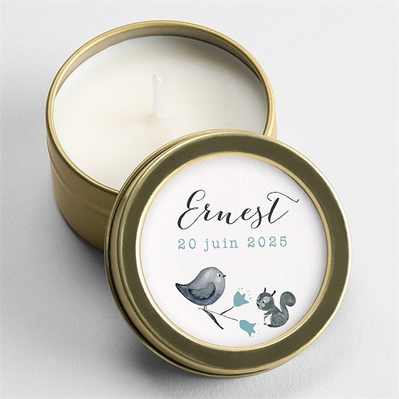 Bougie naissance dans sa couronne