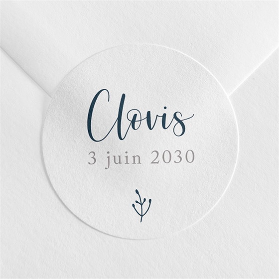 Sticker naissance pêle mêle magnet