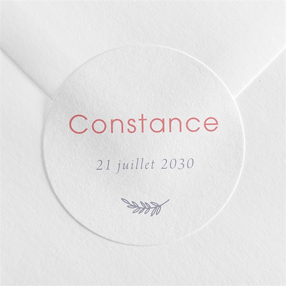 Sticker naissance ma présentation