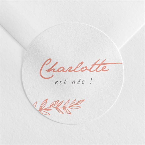 Sticker naissance Végétation copper réf.N360930