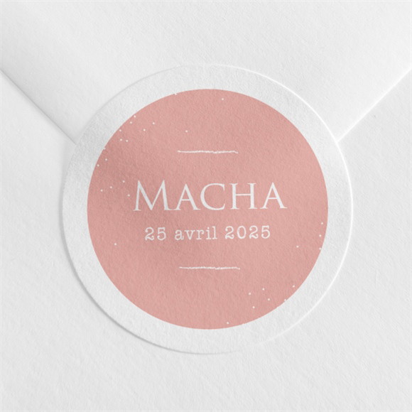 Sticker naissance Tendre lapin réf.N360928