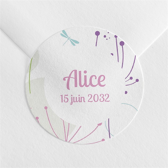 Sticker communion mon annonce photo