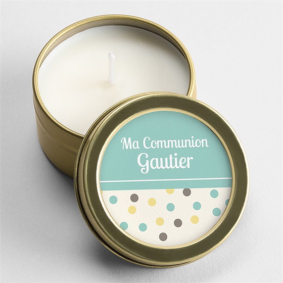 Bougie communion jolie fête