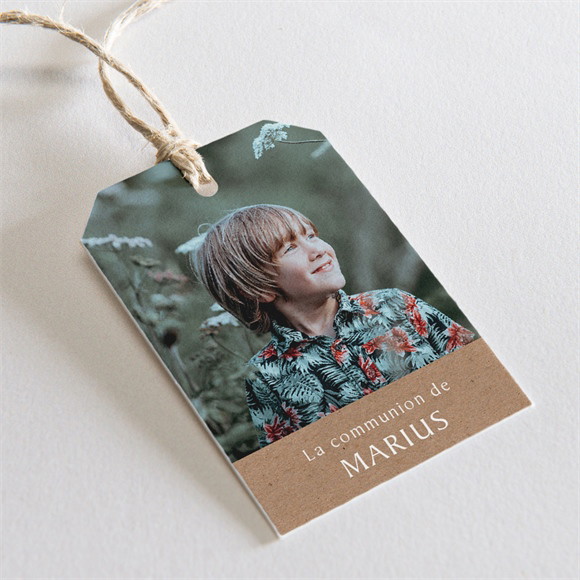 Etiquette communion Illustration végétale réf.N291224
