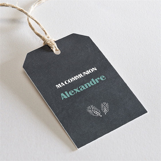 Etiquette communion sacrement élégant