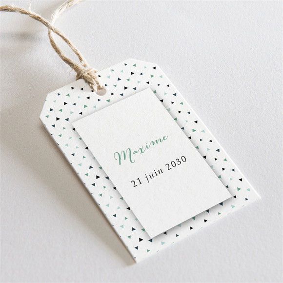 Etiquette communion Moderne chic réf.N291260