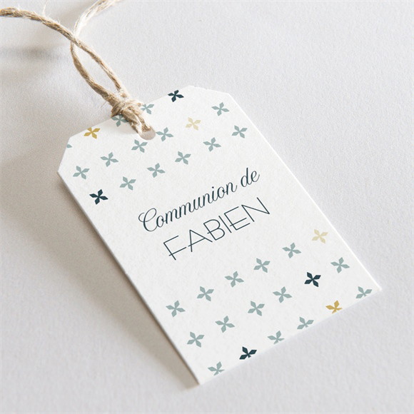 Etiquette communion Ambiance art déco réf.N291266