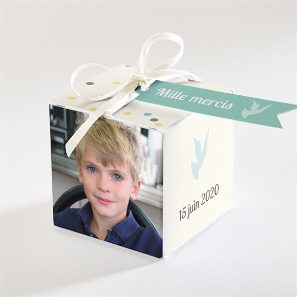 Boîte de dragées communion Jolie fête réf.N340477