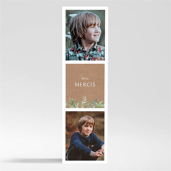 Remerciement communion illustration végétale magnet