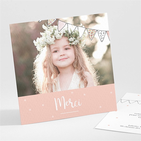 Remerciement communion banderoles de fanions