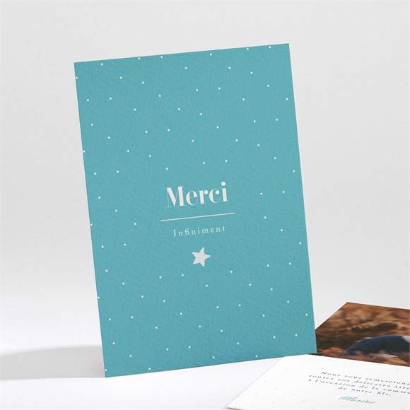 Remerciement communion Tampon étoilé réf.N211461