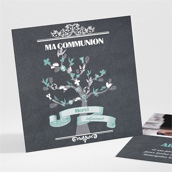 Remerciement communion sacrement élégant