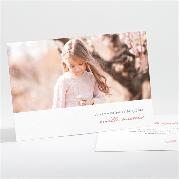 Remerciement communion Cuivré végétal réf.N111309