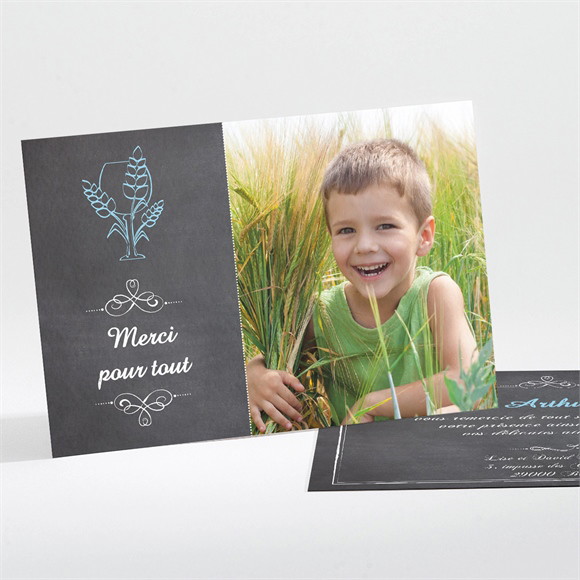 Remerciement communion Coupe et épis de blé réf.N111310