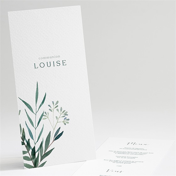 Menu communion touche champêtre