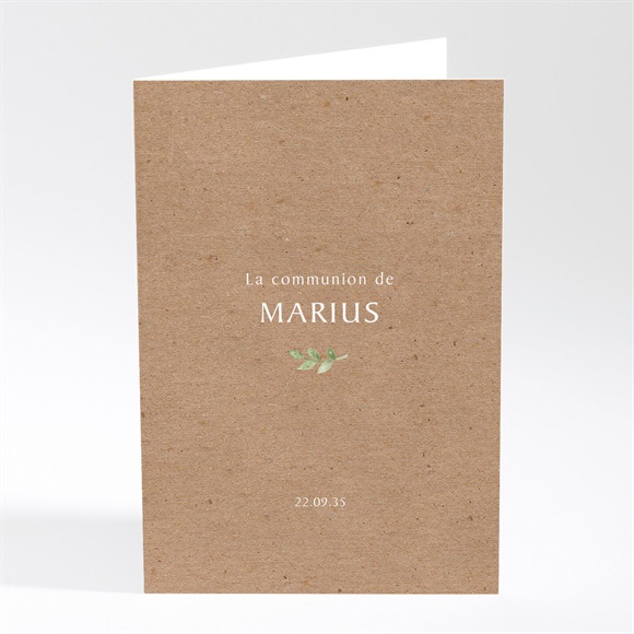 Menu communion Illustration végétale réf.N401862