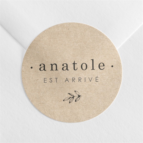 Sticker naissance Signes de Douceur réf.N360981