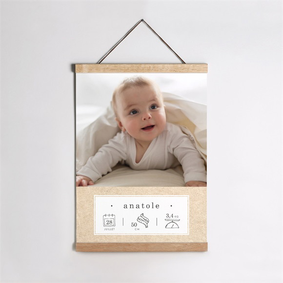 Affiche naissance Signes de Douceur réf.N26067