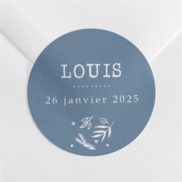 Sticker naissance 4 belles photos réf.N360983