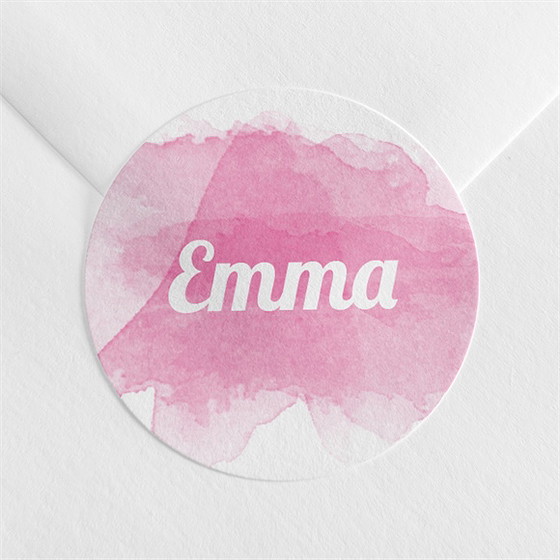 Sticker naissance joli conte