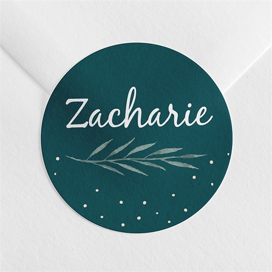 Sticker naissance flocons délicats