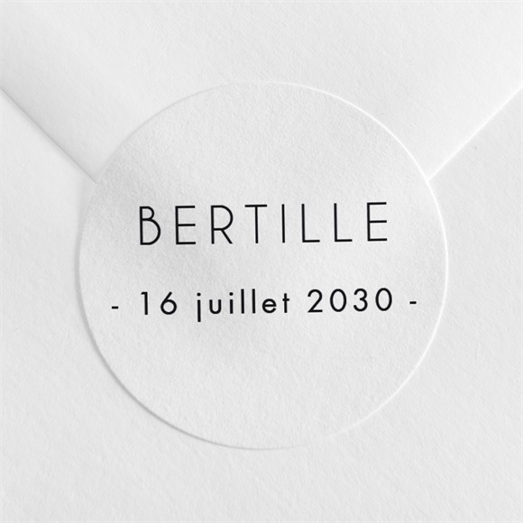 Sticker naissance Portrait Intimiste réf.N3601032