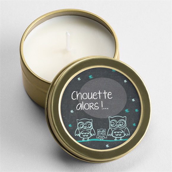 Bougie naissance Chouette alors réf.N3601043