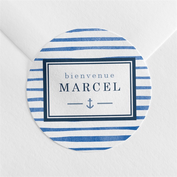 Sticker naissance Notre Petit Marin réf.N3601052